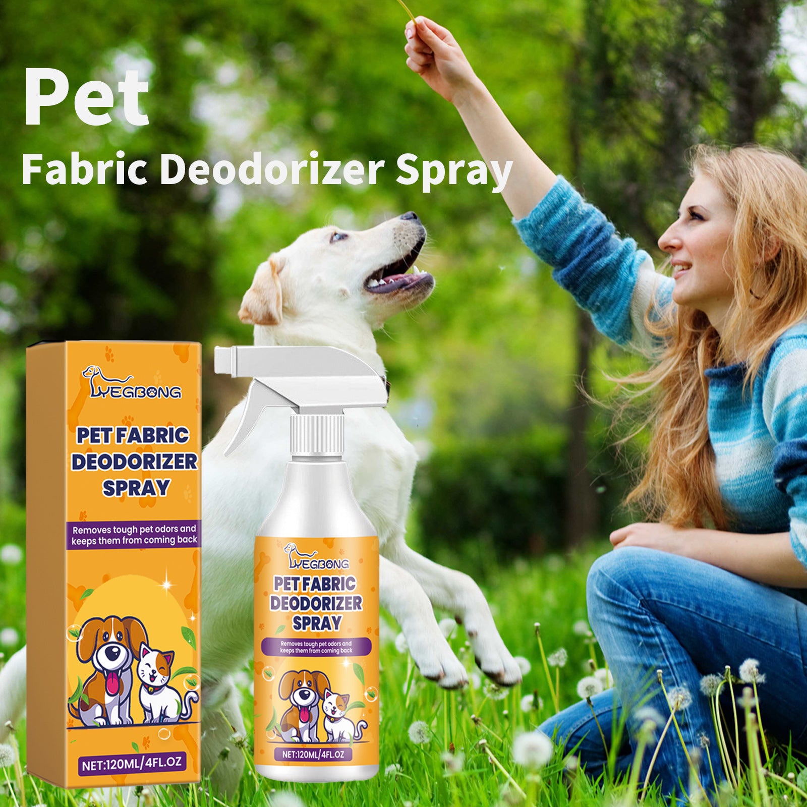 Long-Lasting Pets Deodorant